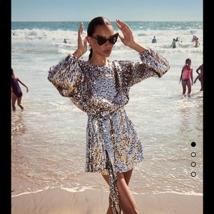 Zara Sequin Mini Dress